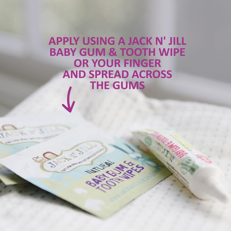 Jack N' Jill Baby Gum & Tooth Gel for Teething, Drug-Free with Naturally Derived Chamomile & Calendula, No Added Sugars, Suitable for 4 Months & Up - 0.5 oz (15g), 2 Pack