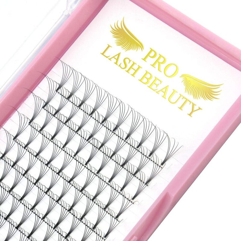 Premade Volume Eyelash Extensions - 5D C Curl Short Stem Fans | 9-20mm Lengths for Stunning Lashes