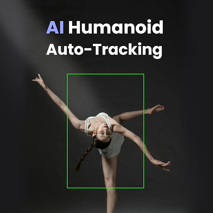 iuZee AI Auto Tracking NDI PTZ Camera 3G-SDI/USB3.0/HDMI/LAN IP PoE IP Live Streaming 20X Optical and 8X Digital Zoom Camera 1080P 60FPS for Church Services Worship Education Events vMix OBS YouTube