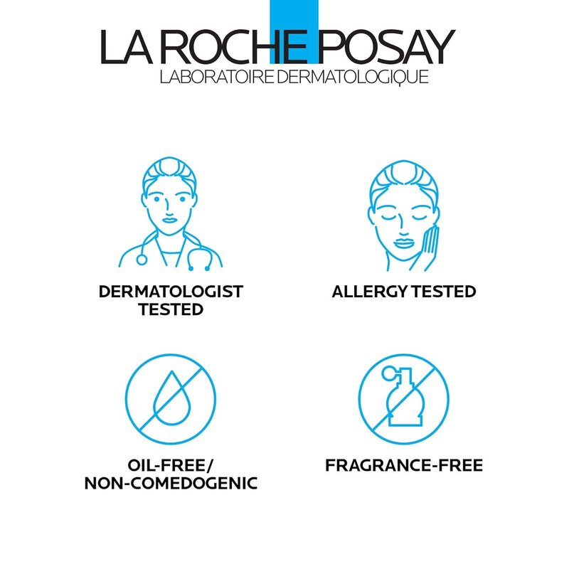 La Roche-Posay Effaclar Deep Cleansing Foaming Face Wash - Daily Cleanser for Oily & Acne-Prone Skin | Pore Minimizing Formula