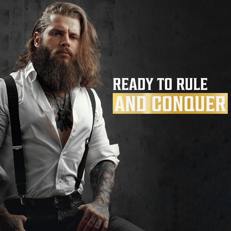 Viking Revolution Beard Wash & Conditioner for Men | Argan & Jojoba Oil - 17oz Sweet Tobacco Beard Softener
