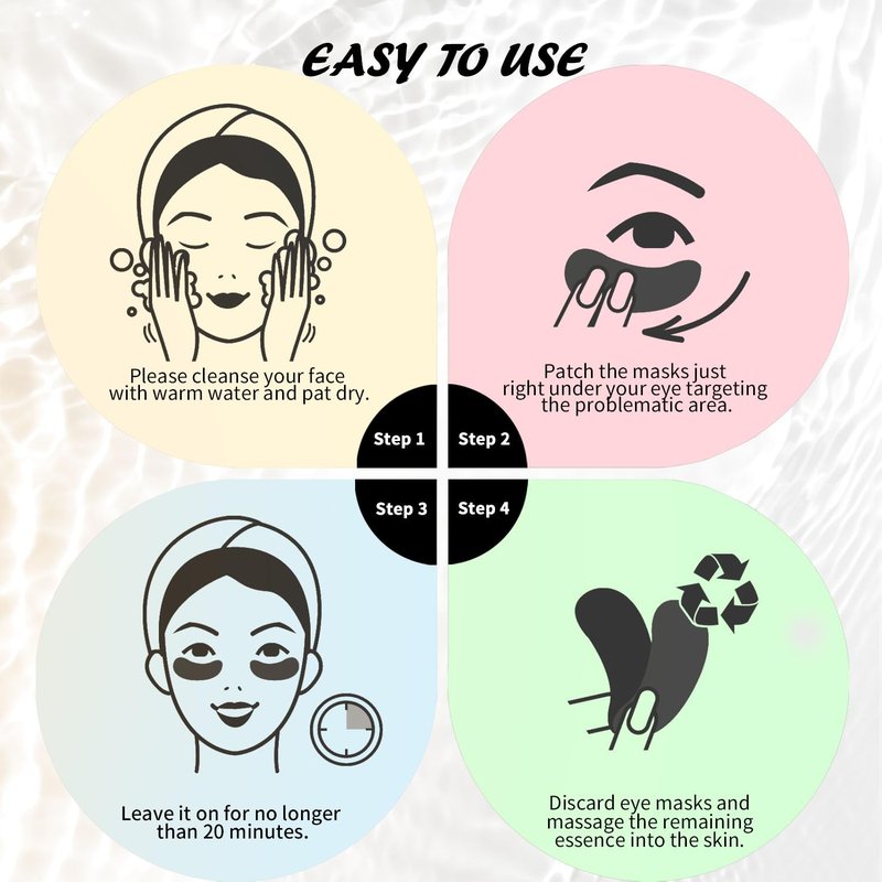 Maskiss Under Eye Patches (15 Pairs), 3 Colors Eye Masks Gift Set for Dark Circles Puffy Eyes, Undereye Bags and Wrinkles, Self Care Gifts for Birthday & Bachelorette Party