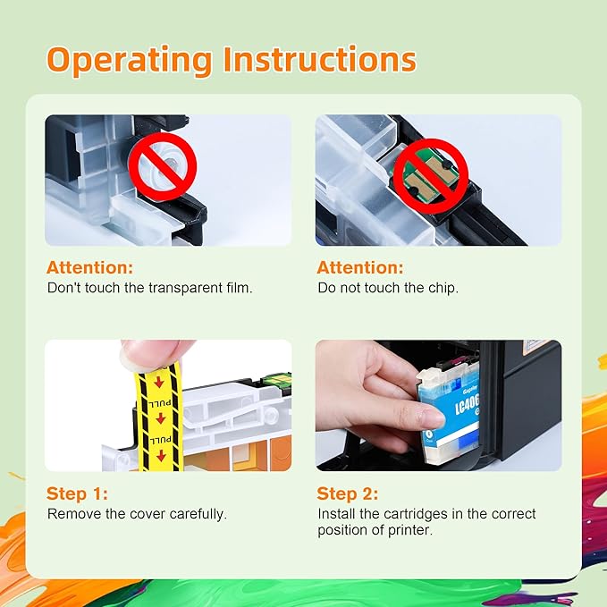 Gagalay Ink Cartridges for Brother Printer Replacement for Brother Ink Cartridges Work for MFC-J4335DW MFC-J5855DW MFC-J6555DW Printers, X-Large Capacity, Black Color
