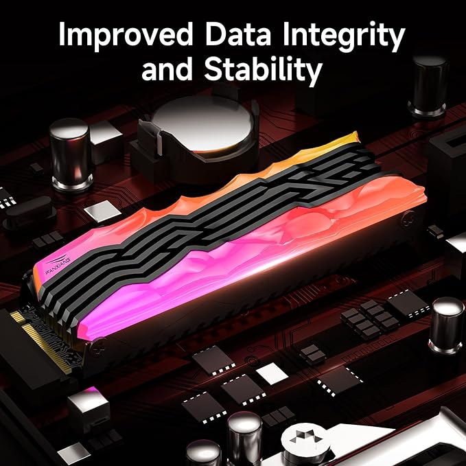 fanxiang S790R 2TB NVMe M.2 SSD PCIe 4.0 x4, Internal Solid State Drive with RGB Heatsink, Up to 7450MB/s, 3D NAND TLC, PS5 Compatible, Ideal for Gaming, Creators & Professionals