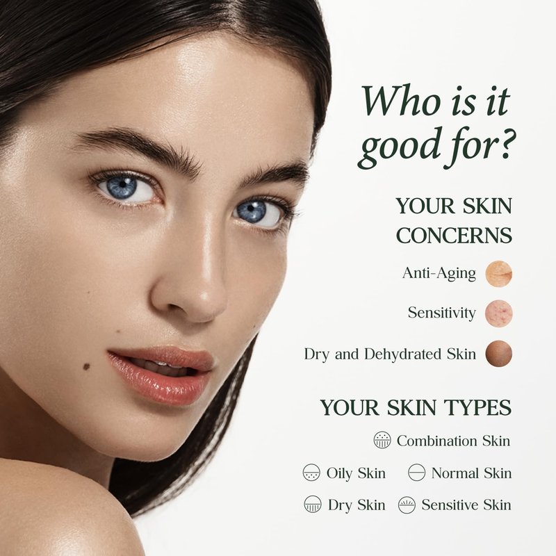 CLARA'S NEW YORK | Vegan Hyaluronic Acid Facial Cream | with Panthenol, Shea Butter | Intense Hydration Moisture Enhancing Smooth, Plump, Rich | Non-sticky, Fast-absorbing Formula | 50ml MADE IN US