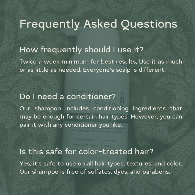 Anti-Dandruff Shampoo - Salon-Grade Treatment for Itchy, Flaky Scalp | 1% Pyrithione Zinc | Sulfate-Free, Gentle Cleanser