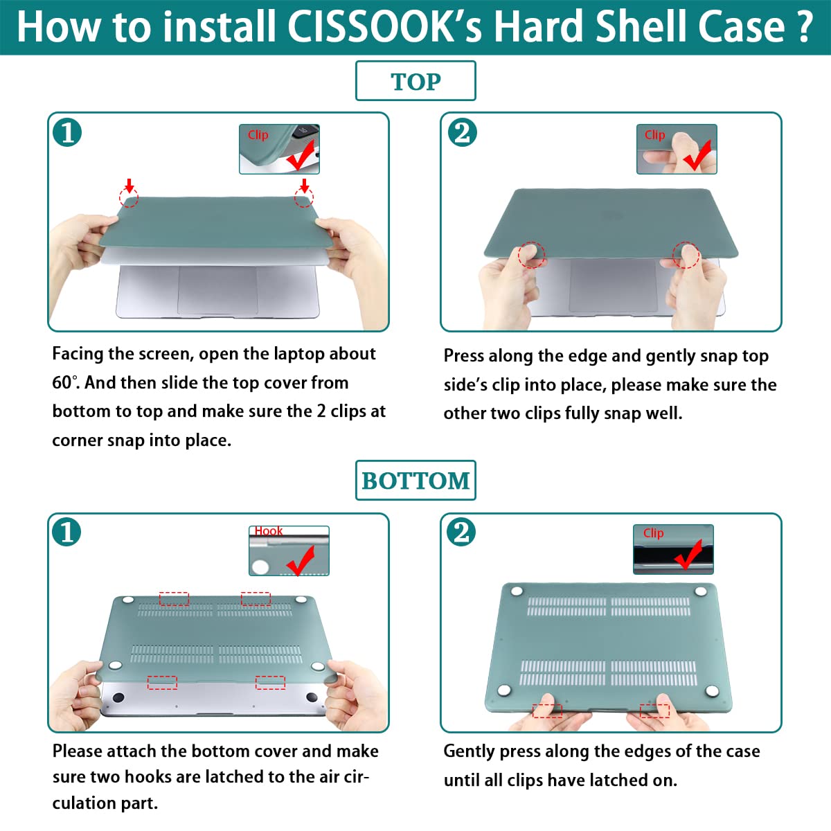 CISSOOK Mountain Case for MacBook Pro 14 inch 2026-2021 Release Model M5 A3434 M4 A3112 A3185 A3401/ M3 A2992 A2918/ M2 A2779 /A2442 M1, Plastic Sunshine Mountain Cover for MacBook Pro 14