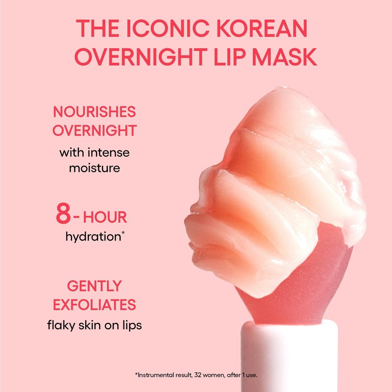 LANEIGE Lip Sleeping Mask: Hydrating & Nourishing Korean Overnight Lip Treatment Mask with Shea Butter, Vitamin C & Murumuru, Antioxidants For Flaky, Dry Lips | Korean Skin Care, Berry