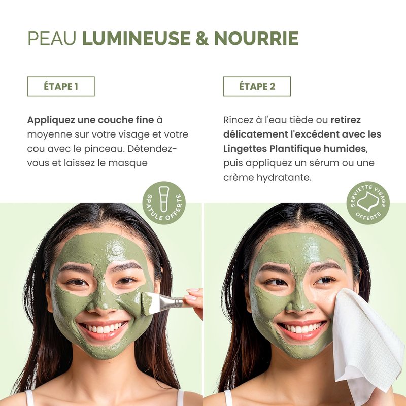 PLANTIFIQUE Korean Skin Care Face Mask with Avocado & Superfoods and Under Eye Patches (20 pairs)
