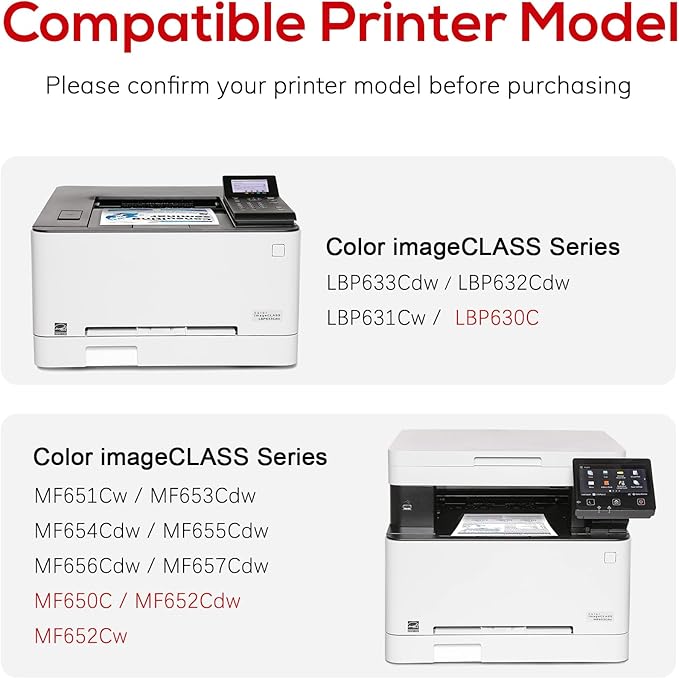 Jeostarky 067 067H Toner Cartridge High Yield Compatible for Canon 067 067H Color ImageCLASS LBP632Cdw LBP633Cdw MF653Cdw MF654Cdw MF656Cdw Printer (4 Pack), Black, CT067