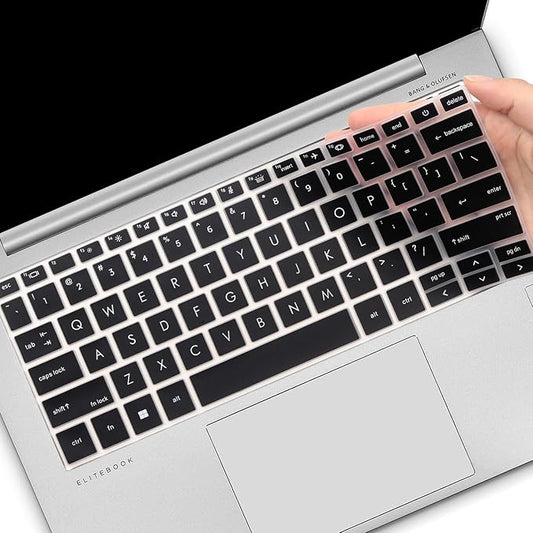 Keyboard Cover for HP EliteBook 830 835 840 845 1040 G9 G10 2025 2024 2023 2022 13.3 14 inch Laptop Accessories Keyboard Protective Skin (Not fit The 830/840/845/1040 G11 G8 G7 G6 G5 G4 G3)-Black