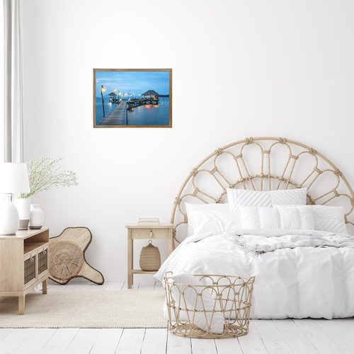 JCJMY 13x16 Picture Frame Rustic Brown for Wall Hanging, Wall Mounting Horizontally or Vertically, 13 x 16 Wall Gallery Poster Photo Frame with Shatter Resistant Plexiglass,Rustic Brown