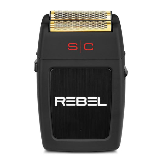 StyleCraft Rebel Professional Cordless Double Foil Shaver - Super Torque Motor, USB-C Rechargeable Electric Men's Foil Shaver, Close Shave, Barber Quality Grooming