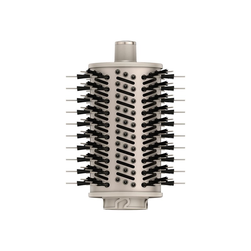 Shark FlexStyle Round Hot Air Brush Attachment for Blow Dryers, Hair Styling Tool for Straight, Wavy, Curly, and Coily Hair, Stone