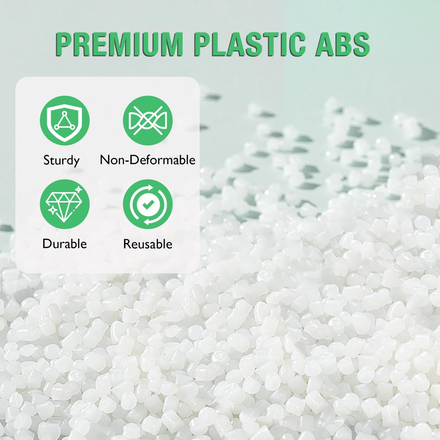 EASYEAH 2 Pcs Desk Grommet 1-3/8" / 35 mm, Desk Cord Hole Cover, Cable Grommet ABS Plastic, Desk Hole Grommet for Home & Office Pc, Detachable Cable Cord Organizer-White