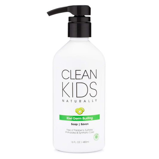 Gabriel Cosmetics Clean Kids Naturally Kiwi Soap, 16 oz, EWG Verified (1)