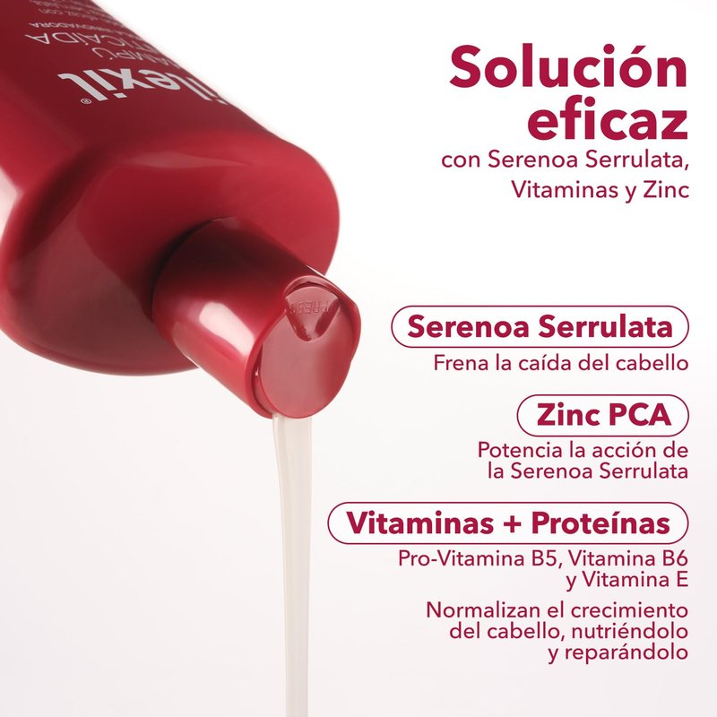 Pilexil Shampoo Anticaída triple protección 450 Ml