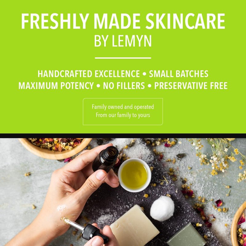 Lemyn Organics Retinol2 Facial Oil Serum - 2% Advanced Retinol, Hydrating Anti-Aging Formula | 15ml