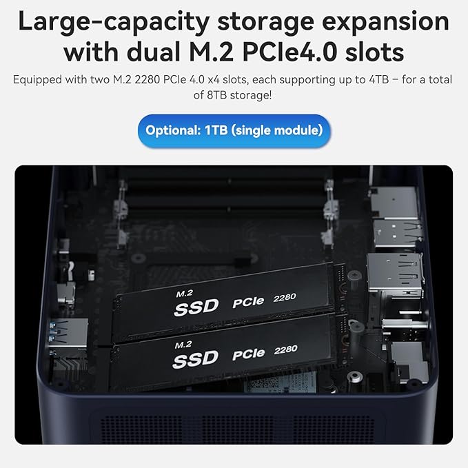 TRIGKEY Key i13 Mini PC, Intel Core i9 13900HK(14C/20T, up to 4.7GHz), Mini Computer with 32G DDR5 RAM 1TB PCIe4.0 SSD, Support 4K Triple Screen Display/WiFi6/BT5.2/2.5G LAN/USB3.2 for Office, Work