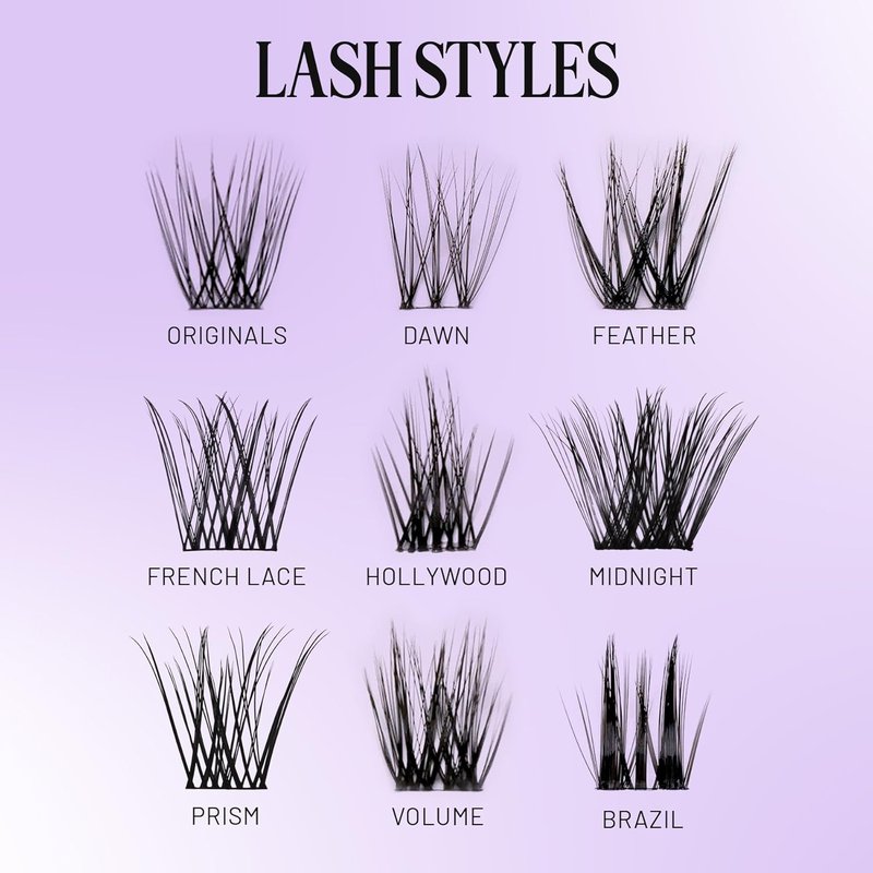 Dramatic Faux Eyelash Clusters - 12mm Volume DIY Lash Extensions | Lightweight, Lifelike & Cruelty-Free - 3 Pack