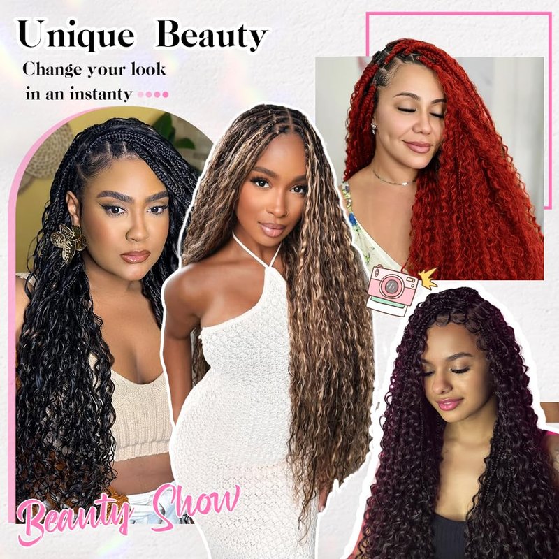 14 Inch Deep Wave Human Braiding Hair for Boho Braids – 50g 1 Bundles/Pack Pink 100% Unprocessed 12A Brazilian Virgin Human Hair Bulk, No Weft, Wet & Wavy Curly Extensions