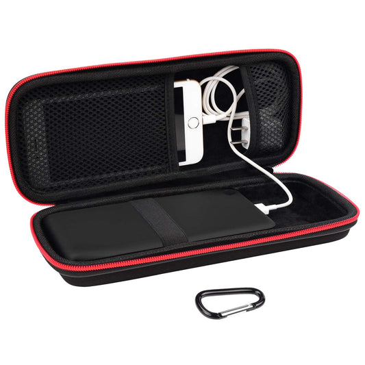 Hard Travel Case Fit for RAVPower 26800/20100/20000mAh, Anker Power Core 26800mAh/PowerCore +26800mAh, Dulla M50000 Power Bank 12000mAh, ROMOSS 30000mAh, Lab599 Tx500 Radio by SKYNEW (Large Black)