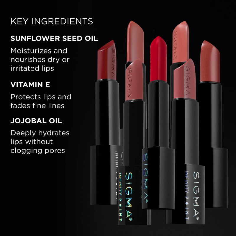 Sigma Beauty Infinity Point Lipstick - Peach Tea