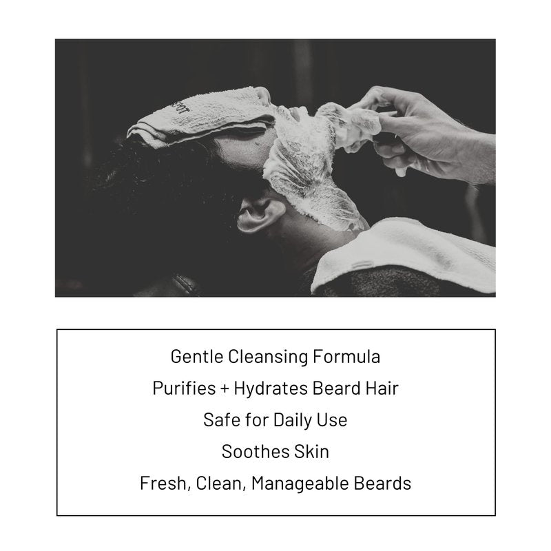 DEPOT No. 501 Moisturizing & Clarifying Beard Shampoo 250ml – Gentle Cleanse with Aloe Vera, Mint Oil & Pro-Vitamin B5 for Hydrated, Soft, Well-Groomed Facial Hair