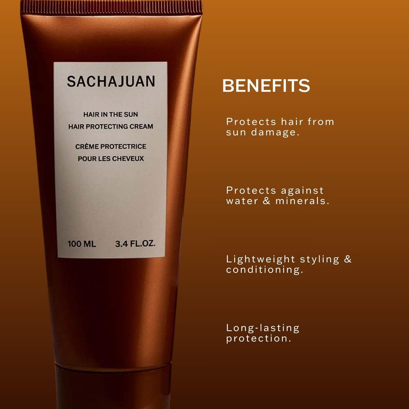 SACHAJUAN Hair In The Sun | UV Protection for Natural & Color-Treated Hair | Helps Prevent Color Fading & Distortion | Protects from Sun Pool Water & Mineral Build Up | Leave-In Care | 3.4 fl oz