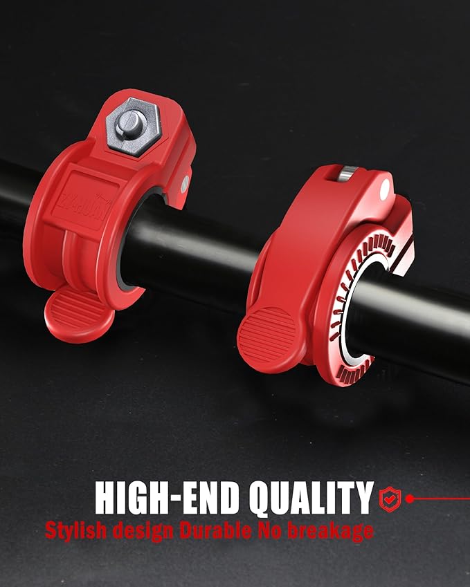 ZY-HUAN Mini Barbell Clips 1 inch I Multi-Size Adjustable Barbell Collar I 1 inch Barbell ClampsIQuick Release Weight Clips Pair of Locking for Dumbbell Bar