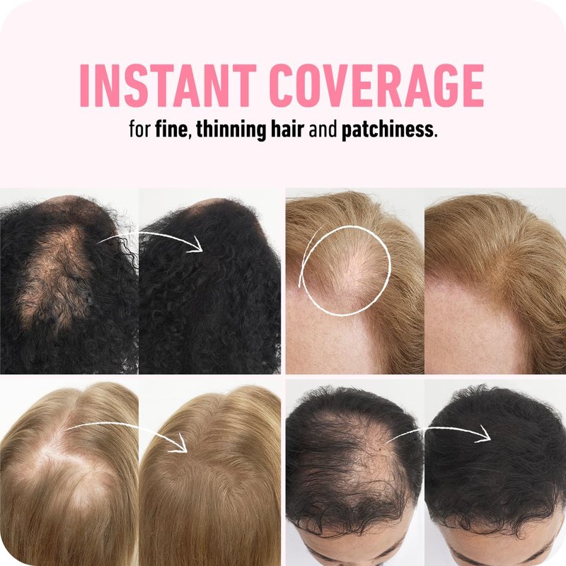 BOLDIFY Hair Fibers (28g) - Fill In Thinning and Fine Hair for an Instantly Fuller, Thicker Look - 14 Shades for Women & Men - Black