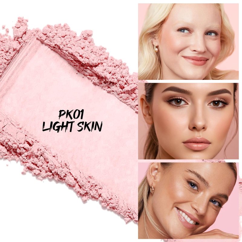 FOCALLURE Loose Setting Powder,Long Lasting Oil Control Face Powder,Lightweight Face Finishing Powder, Shimmer and Skin-Smoothing Makeup Powder,CC01
