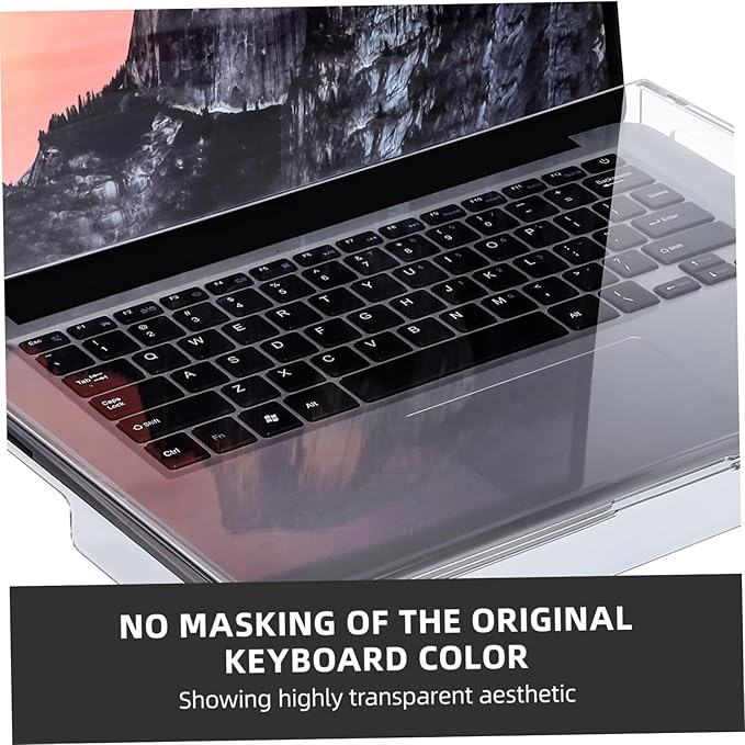 Holibanna Transparent Keyboard Protector Cover 13.78X9.84 Inch Waterproof Dust Hood for Laptop and Desktop Versatile Keyboard Accessory
