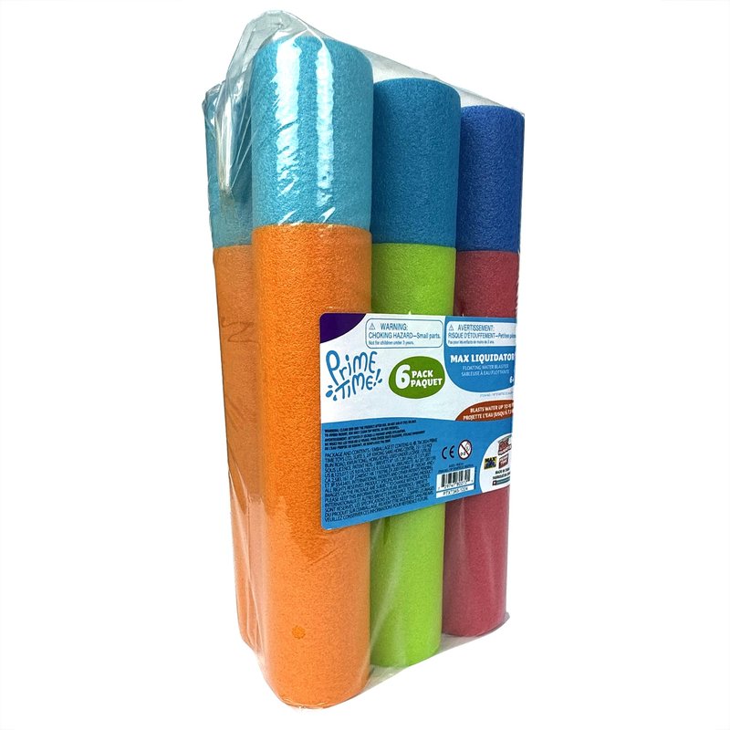 Max Liquidator 6-Pack Water Blaster Set, Multicolor