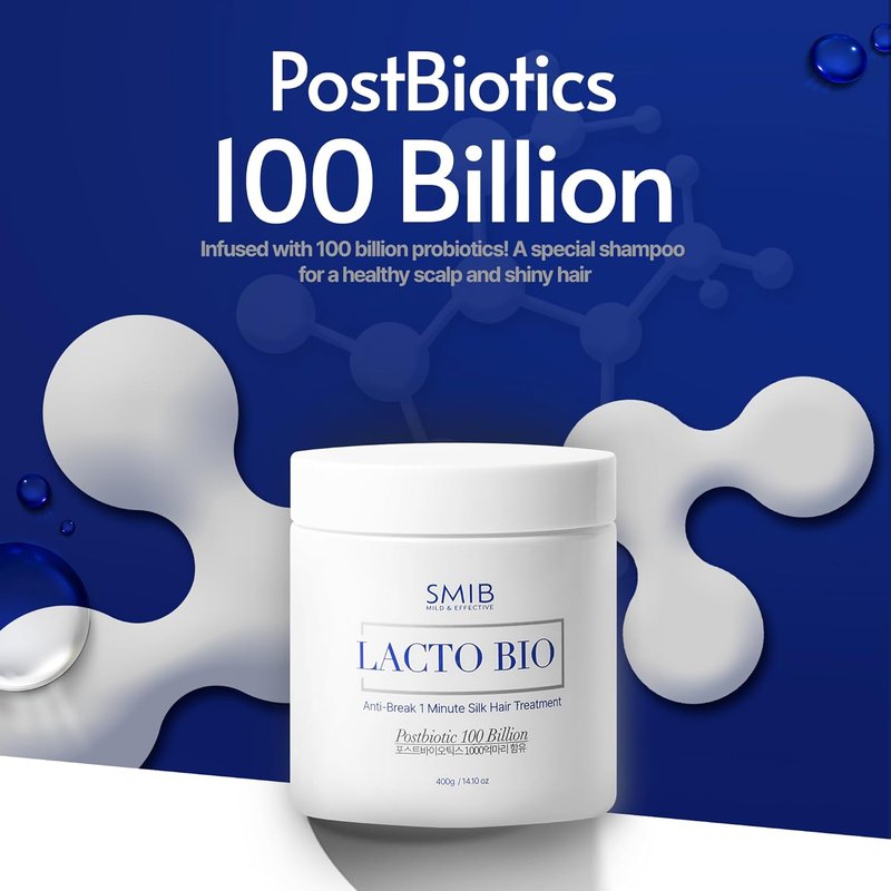 Hair Treatment Mask for Dry & Damaged Hair - Deep Conditioning with Postbiotics & Botanical Extracts | 500g | Korean Scalp Care