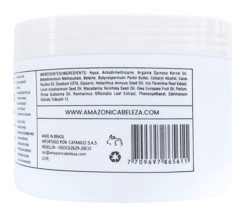 AMAZÓNICA BELEZA AMABELLE Hair Mask Jolly Kids |Vegan | Moisturizes and Nourishes | For All Hair Types, Curly, Straight | Promotes Healthy Growth | Mascarilla para Niños |10 Oz