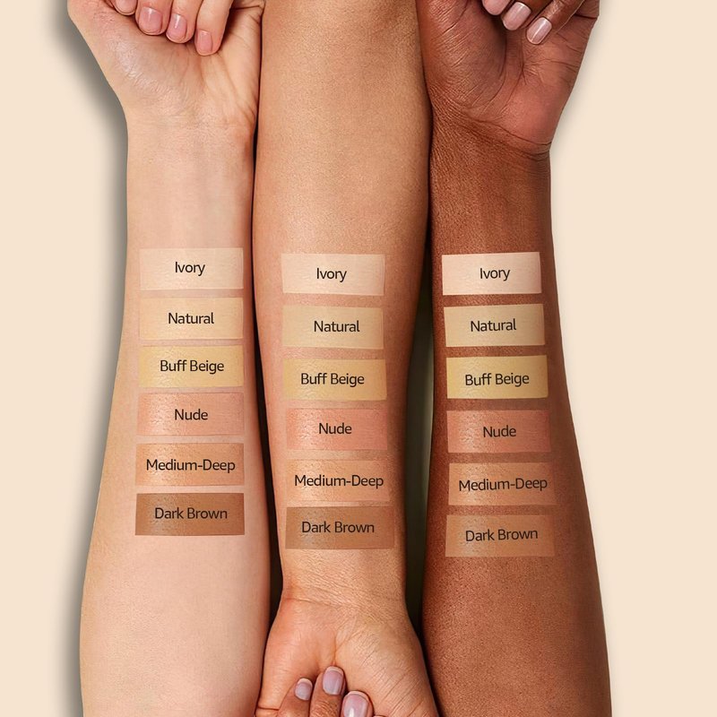 Ursoulney Mushroom Head Air Cushion CC Cream - tattoo cover up makeup is as soft as the skin, sponge head becomes bigger and softer (Natural)