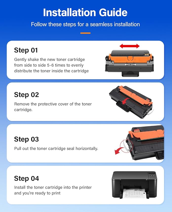 KingKJ MLT-D115L 115L Toner Cartridge Black 2-Pack