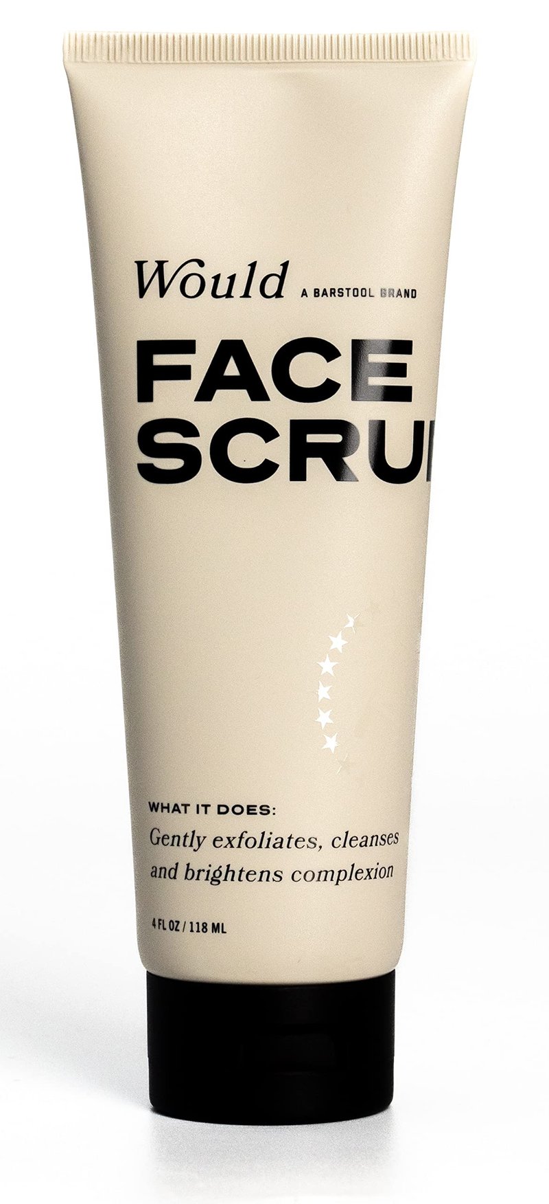 Would Exfoliating Face Scrub for Men by Barstool Sports, 4 fl. oz, Moisturizing Facial Wash, Improves Softness, and Helps Reduce Blemish Breakouts, Rinses Away Cleanly
