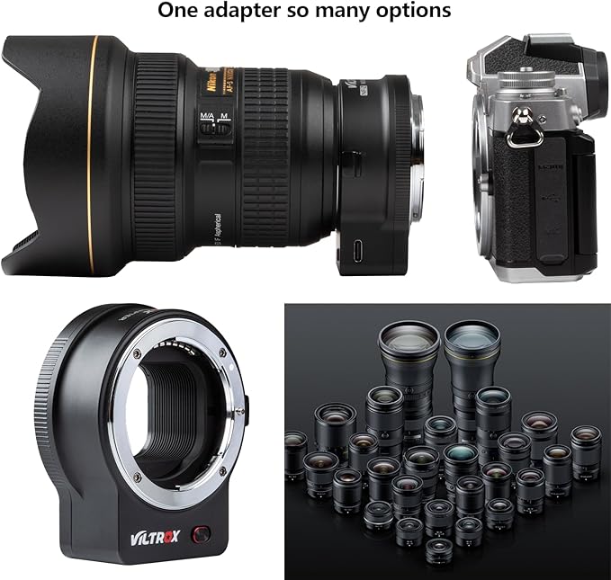 VILTROX NF-Z Mount Adapter FTZ Auto Focus Lens Converter Ring Adapter for Nikon F Lens to Z Camera Z5 Z50 Z30 Z6 Z6II Z7 Z7II Zfc Z8 Z6III Z7III