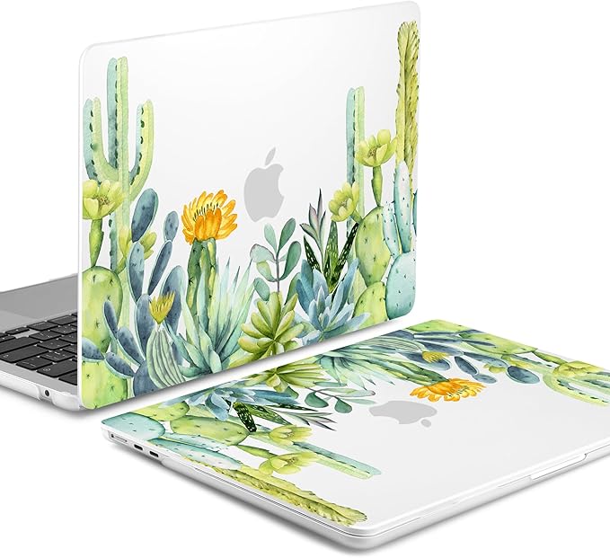 Batianda Premium Case for New MacBook Air 15 inch with M5 M4 M3 M2 Chip 2026 2025 2024 2023 Release, Designed Ultra-Slim Hardshell & Keyboard Cover & Screen Protector 4-in-1 Bundle, Cactus