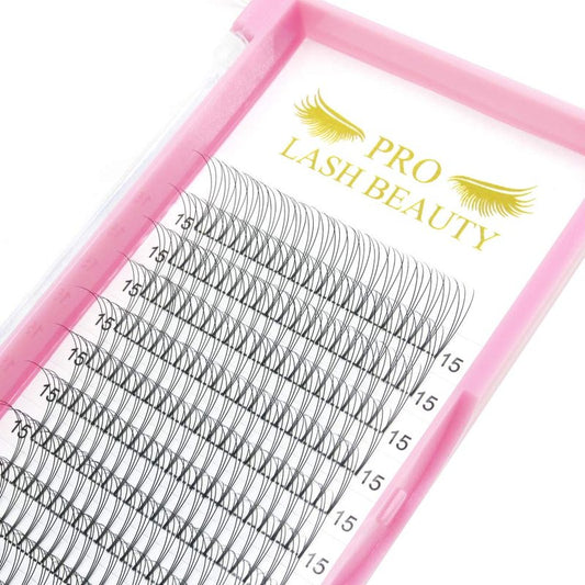 Premade Fans Eyelash Extensions 12D-D-0.07-11 Premade Volume Lash Extensions 320 Fans Pointed Base Fans 0.07 Premade Volume Fans C D Curl(12D-D-0.07-11)