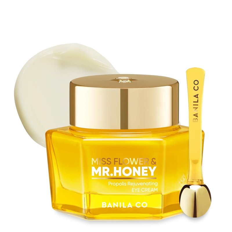 Miss Flower & Mr Honey Propolis Rejuvenating Eye Cream - Nourishing Korean Skincare with Propolis & Royal Jelly | 20 ml