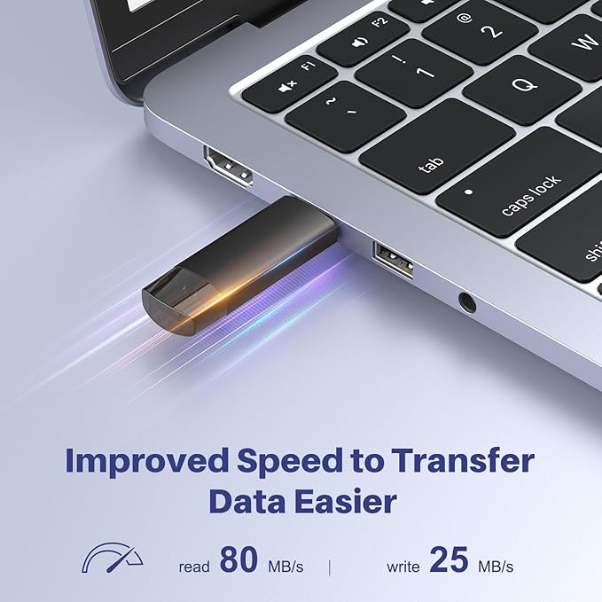 JOIOT 256GB USB C Flash Drive Dual USB 3.0 Type C + USB A Portable 2-in-1 Thumb Drive for Smartphone Tablet Computer Mac iPhone 15 Black
