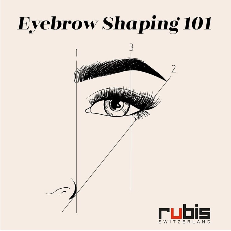 Rubis Classic Stainless Steel Slanted Tweezers for Precise Eyebrows and Hair Removal, 1K108, Pink,Rubis Switzerland Swiss Made World Renowned Precision