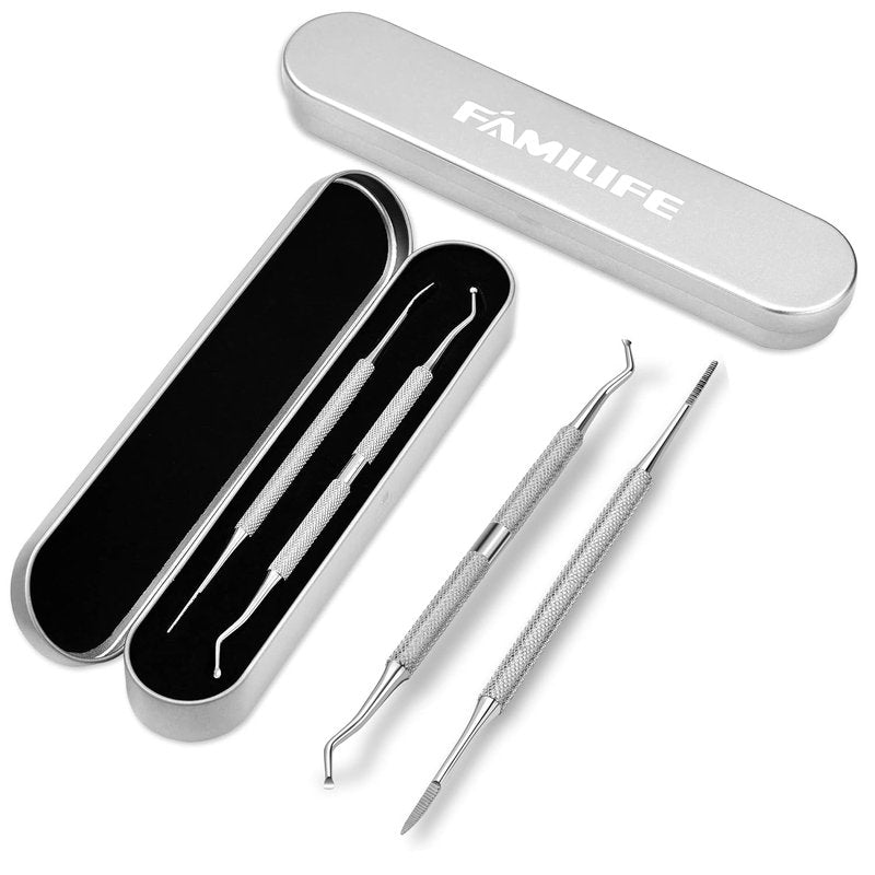 Manicure Set for Men - 16-Piece Professional Grooming Kit | Stainless Steel Nail Clippers & Pedicure Tools