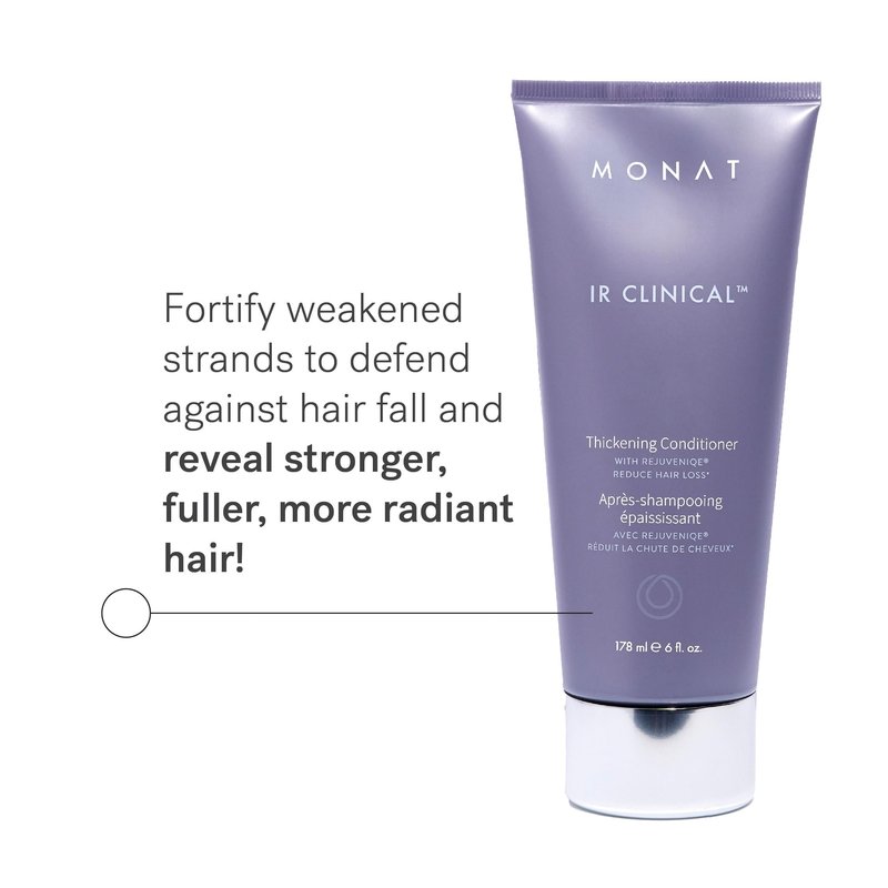 MONAT IR Clinical Thickening Conditioner – Vegan Conditioner For Thinning Hair with Rosemary & Mint – Repairing And Volume Boosting Action For Thicker/Fuller-Looking Hair