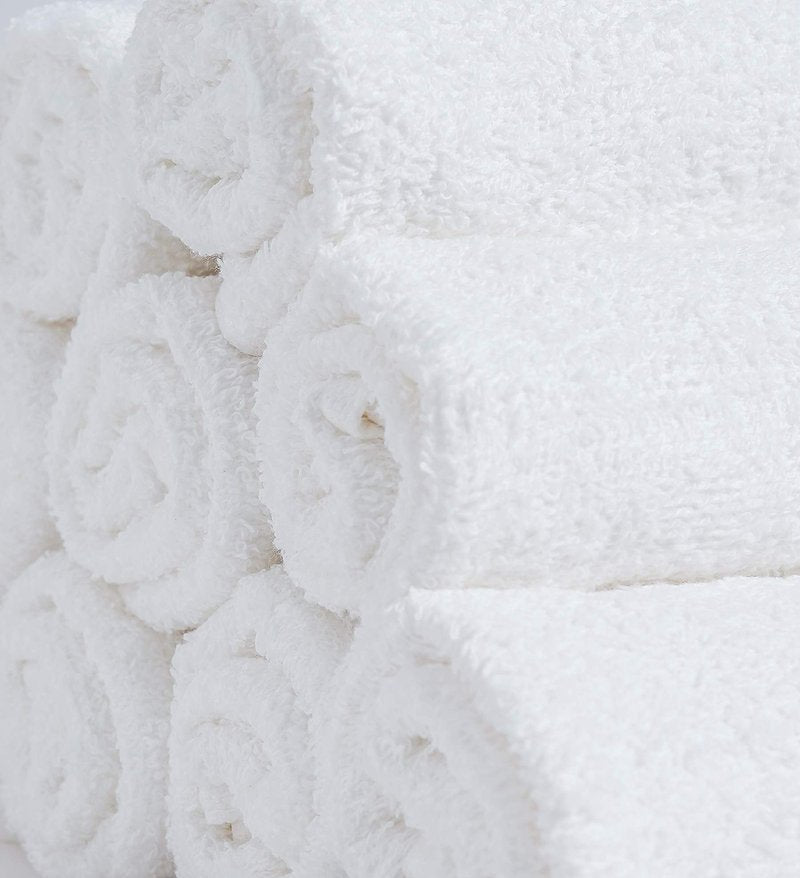Softolle 100% Cotton Washcloths 24 Pack (12x12 Inches) Soft, Highly Absorbent Washcloth, Face Towels, Wash Cloths for Face, Ring Spun, Bulk Pack (White)