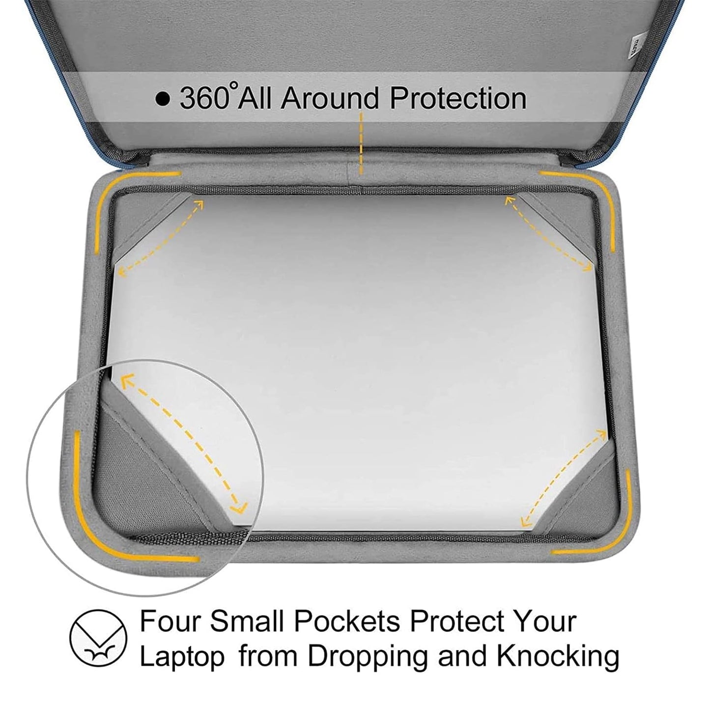 MOSISO Compatible with MacBook Air 13 inch Case M5 2026 M4 2025 M3 M2 2024-2022 A3449 A3240 A3113 A2681,Hard Shell&Sleeve Bag&Keyboard Skin&Webcam Cover&ScreenFilm for MacBook Air 13.6, Steel Blue