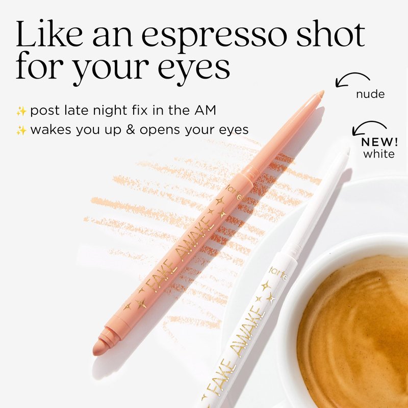 tarte fake awake eye highlight – Highlighter Pencil for Eyes & Brows, Longwear, Vegan & Cruelty-Free, full size, nude